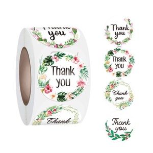 📦BUNDLE & SAVE📦500 Floral Thank You Stickers
